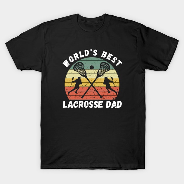 Lacrosse Dad T-Shirt by footballomatic